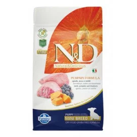 N&D GF Pumpkin DOG Puppy Mini Lamb & Blueberry 800g