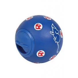 Hračka kočka Míček s otvory na krmivo Snacky 7cm TR