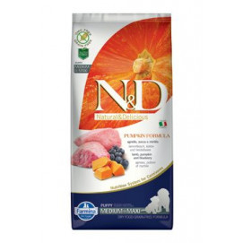 N&D GF Pumpkin DOG Puppy M/L Lamb & Blueberry 12kg