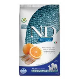 N&D OCEAN DOG GF Adult M/L Herring & Orange 2,5kg