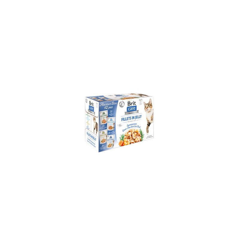 Brit Care Cat Fillets in Jelly Flavour box 12x85g