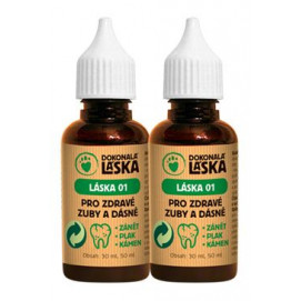 LÁSKA 01 Pro zdravé zuby a dásně psů 100ml