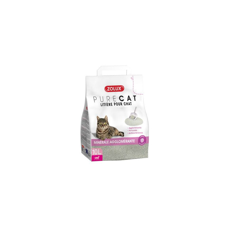 Podestýlka PURECAT antibacterial scent clump 10l Zolu