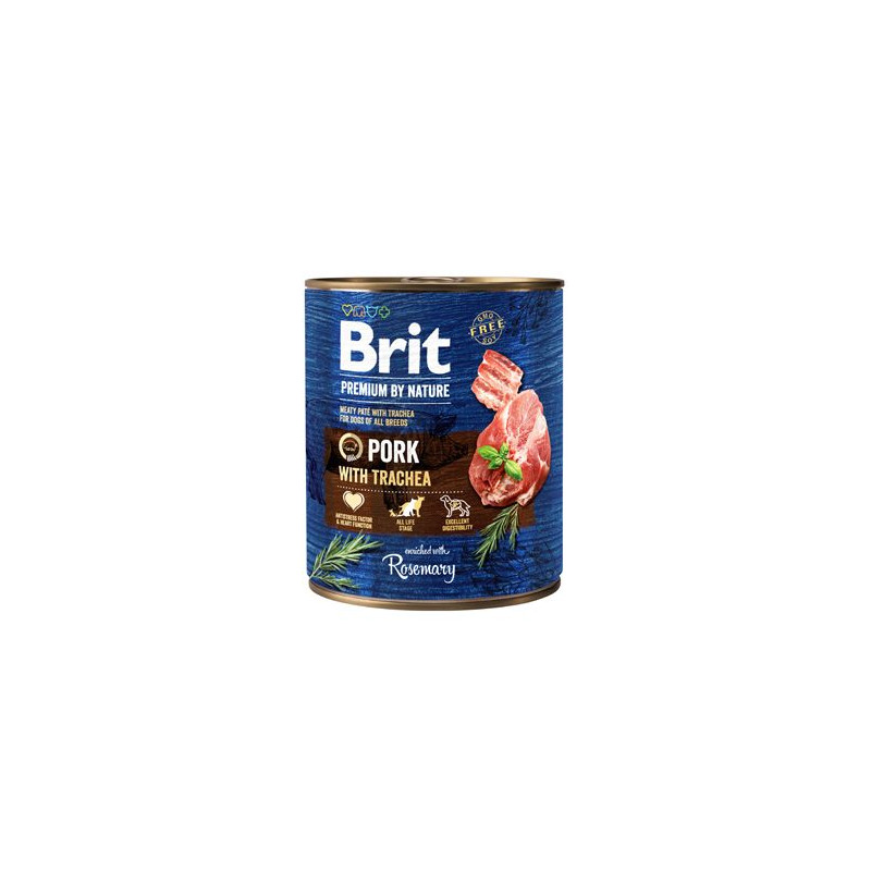 Brit Premium Dog by Nature  konz Pork & Trachea 800g