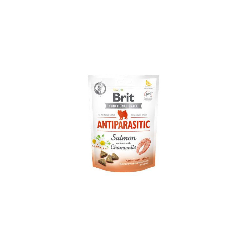 Brit Care Dog Functional Snack Antiparasit Salmon 150g