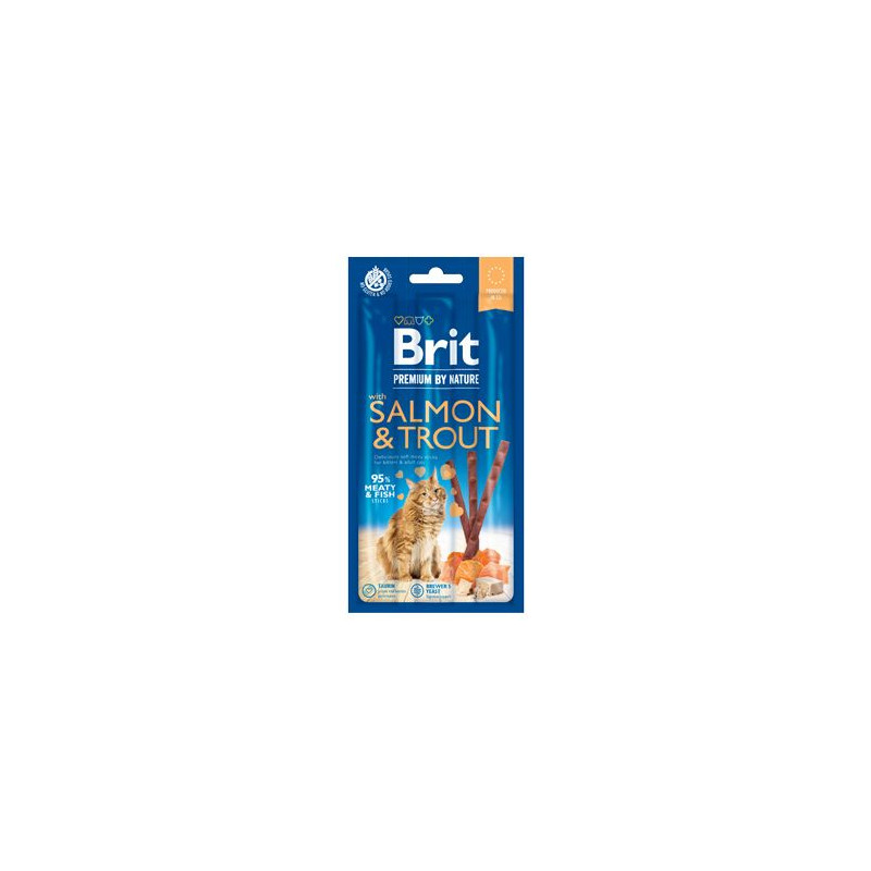 Brit Premium Cat by Nature Sticks Salmon&Trout(3pcs)