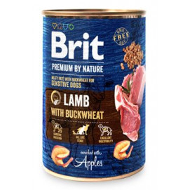 Brit Premium Dog by Nature  konz Lamb & Buckwheat 400g