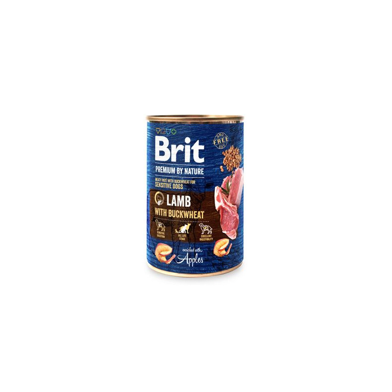 Brit Premium Dog by Nature  konz Lamb & Buckwheat 400g