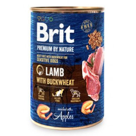 Brit Premium Dog by Nature  konz Lamb & Buckwheat 400g