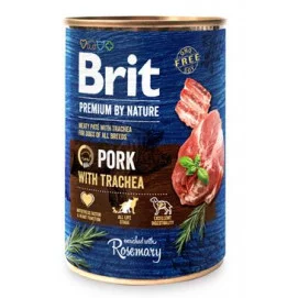 Brit Premium Dog by Nature  konz Pork & Trachea 400g