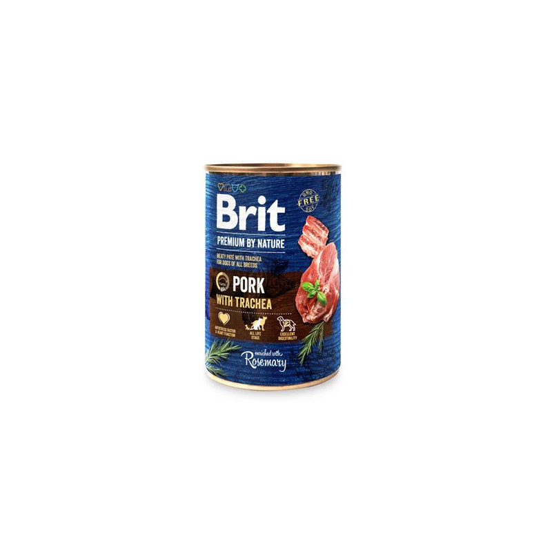 Brit Premium Dog by Nature  konz Pork & Trachea 400g