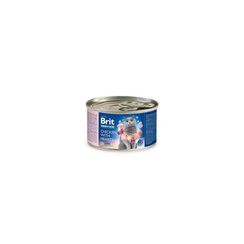 Brit Premium Cat by Nature konz Chicken&Hearts 200g