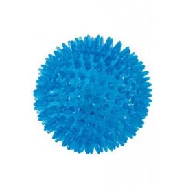 Hračka pes BALL SPIKE TPR POP 8cm s ostny tyrkysZolux