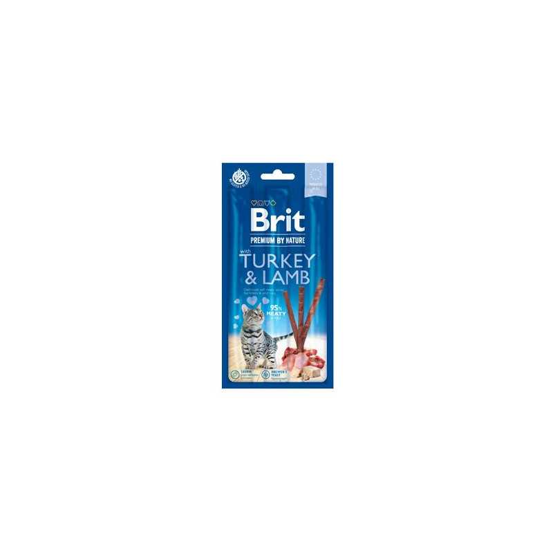 Brit Premium Cat by Nature Sticks Turkey&Lamb(3pcs)