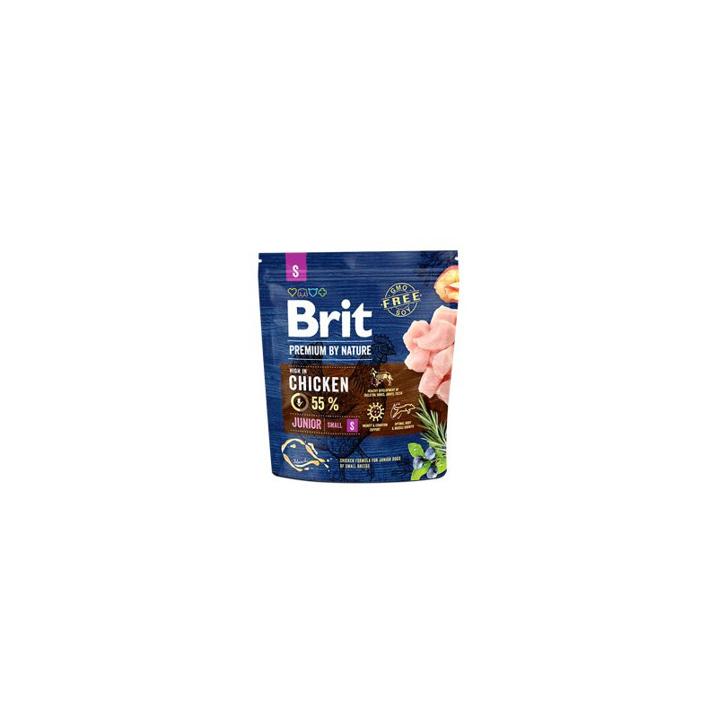 Brit Premium Dog by Nature Junior S 1kg