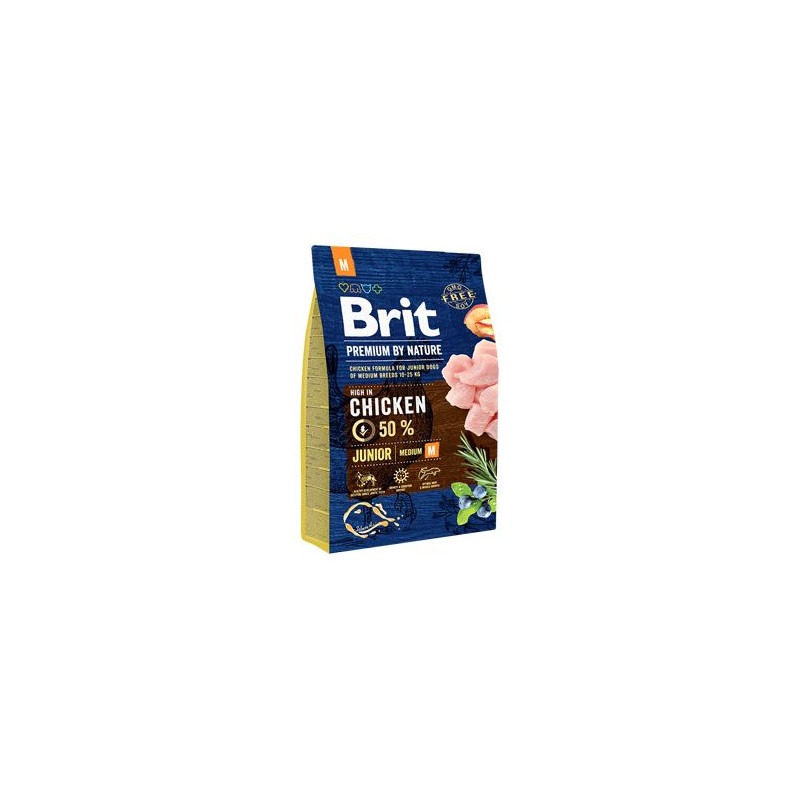 Brit Premium Dog by Nature Junior M 3kg