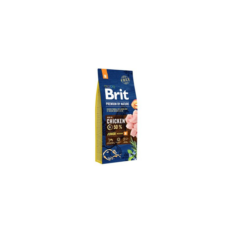 Brit Premium Dog by Nature Junior M 15kg