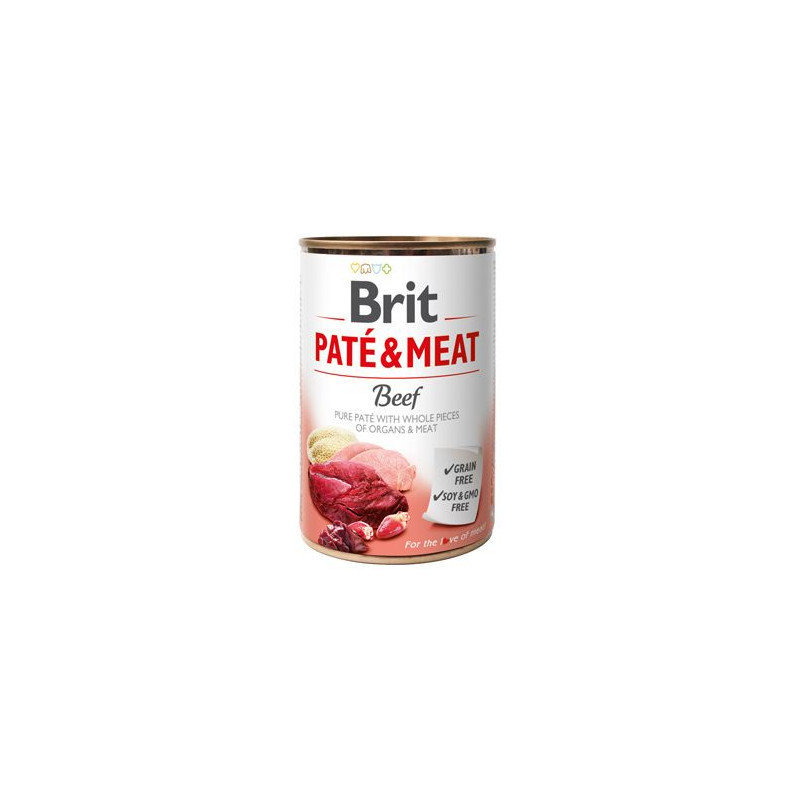 Brit Dog konz Paté & Meat Beef 400g