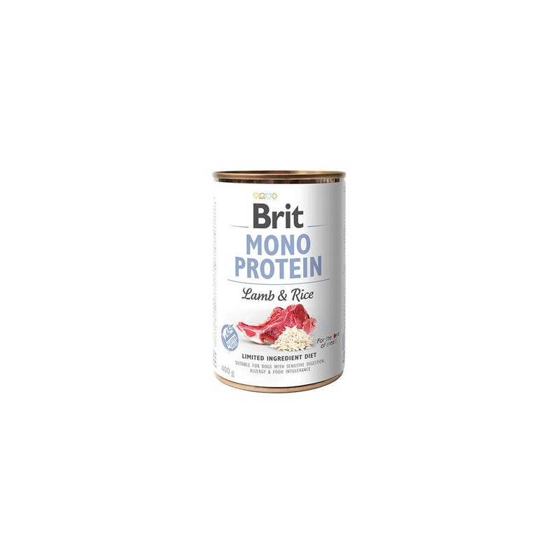 Brit Dog konz Mono Protein Lamb & Brown Rice 400g