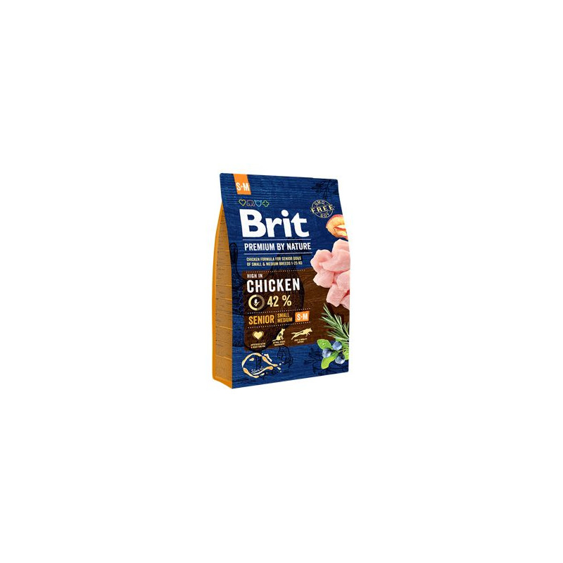 Brit Premium Dog by Nature Senior S+M 3kg