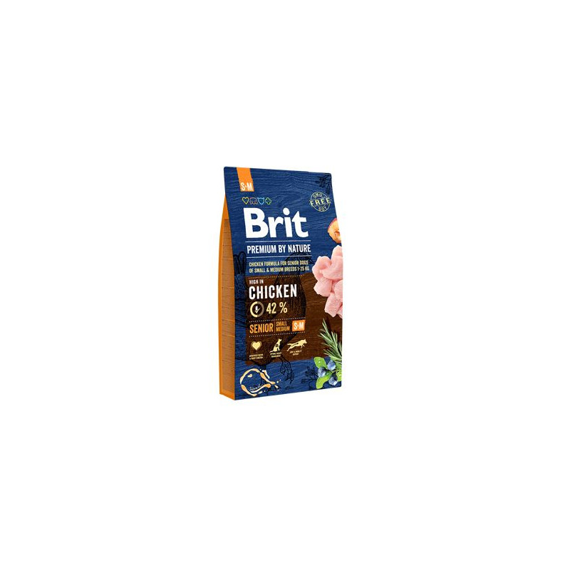 Brit Premium Dog by Nature Senior S+M 8kg