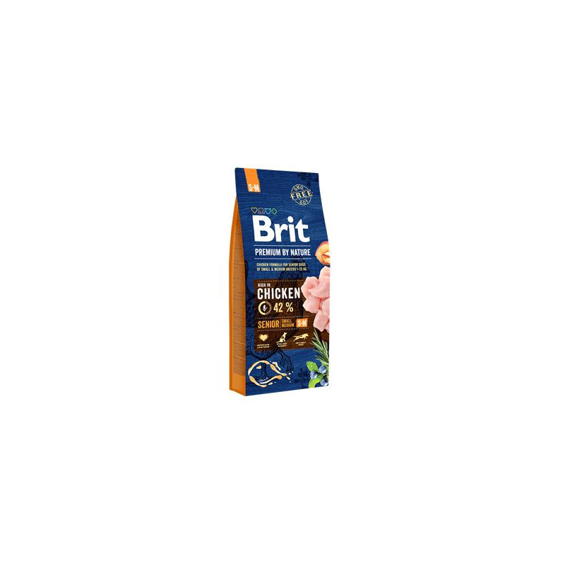 Brit Premium Dog by Nature Senior S+M 15kg