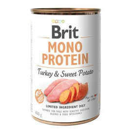 Brit Dog konz Mono Protein Turkey & Sweet Potato 400g