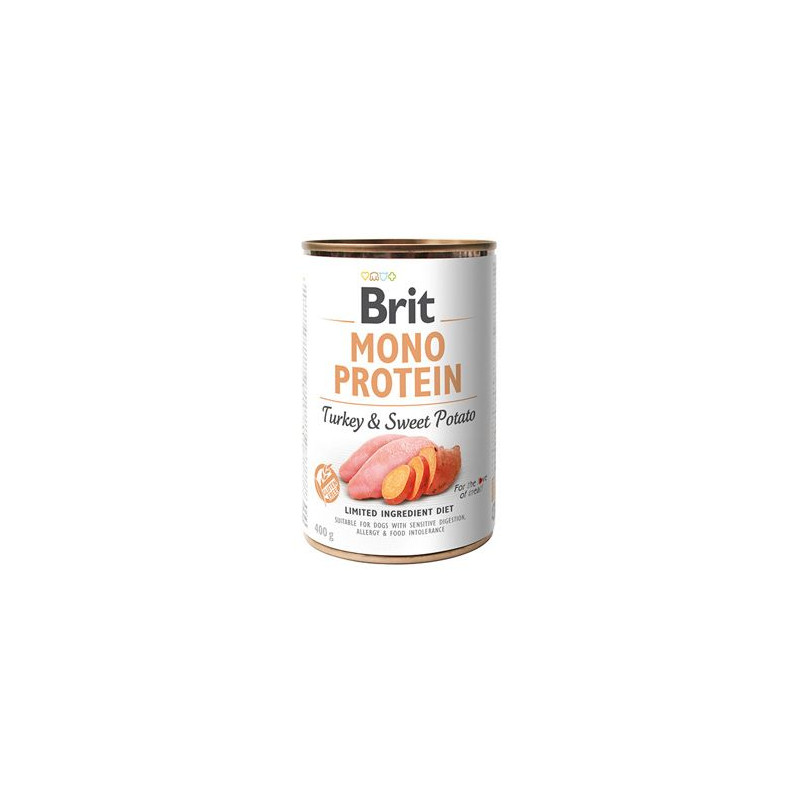 Brit Dog konz Mono Protein Turkey & Sweet Potato 400g