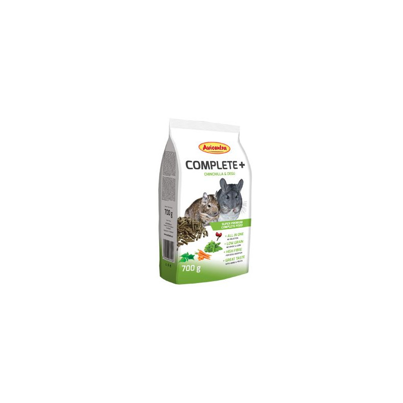 Avicentra COMPLETE+ činčila, osmák 700g