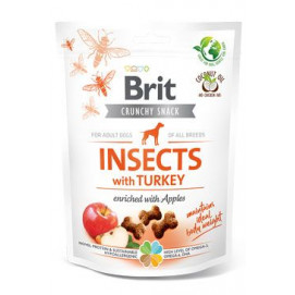 Brit Care Dog Crunchy Crack. Insec. Turkey Apples 200g