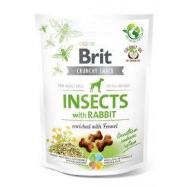 Brit Care Dog Crunchy Crack. Insec. Rabbit Fennel 200g