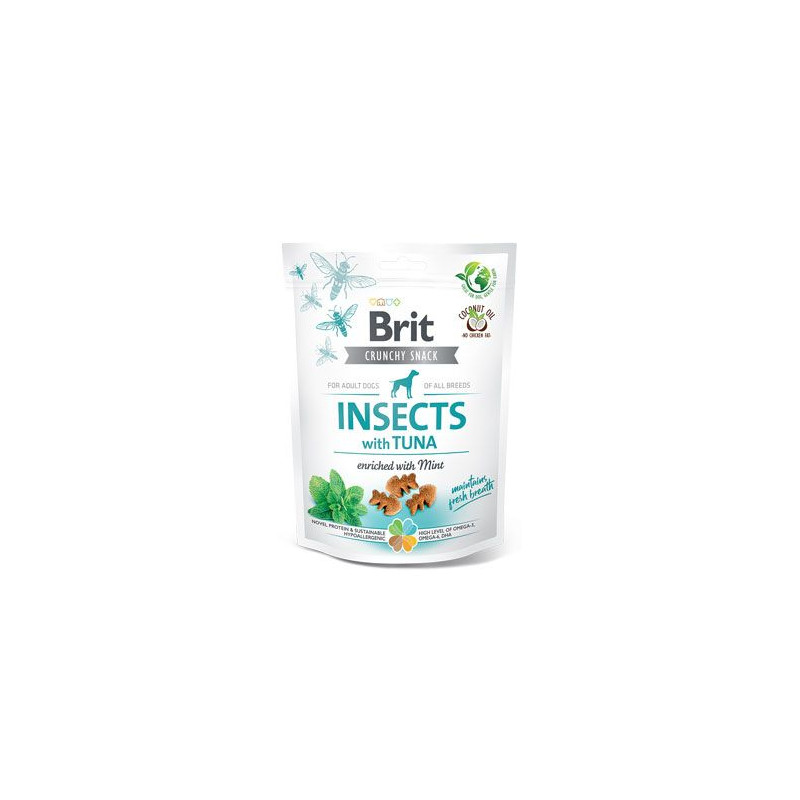 Brit Care Dog Crunchy Crack. Insec. Tuna Mint 200g