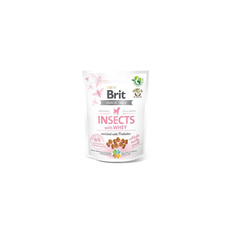 Brit Care Dog Crunchy Crack.Insec.Puppy Whey Prob 200g