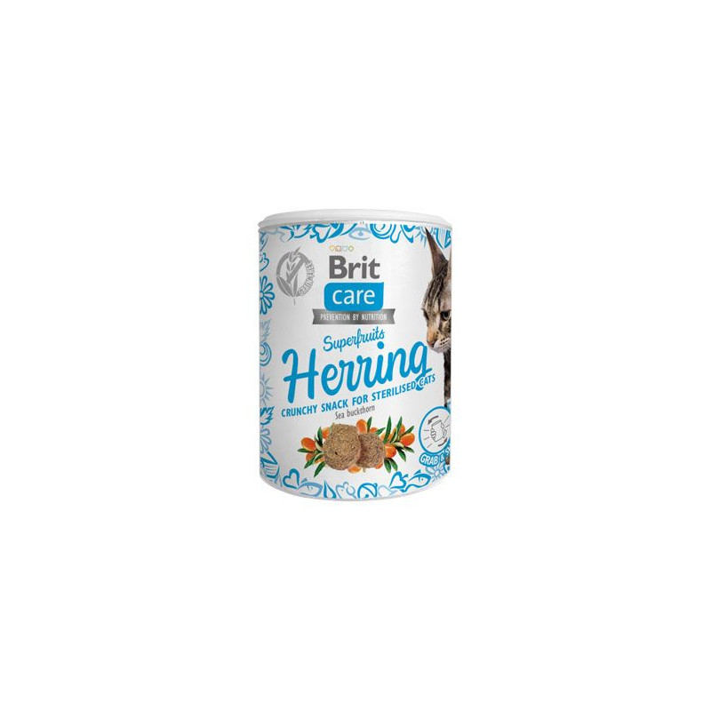 Brit Care Cat Snack Superfruits Herring 100g