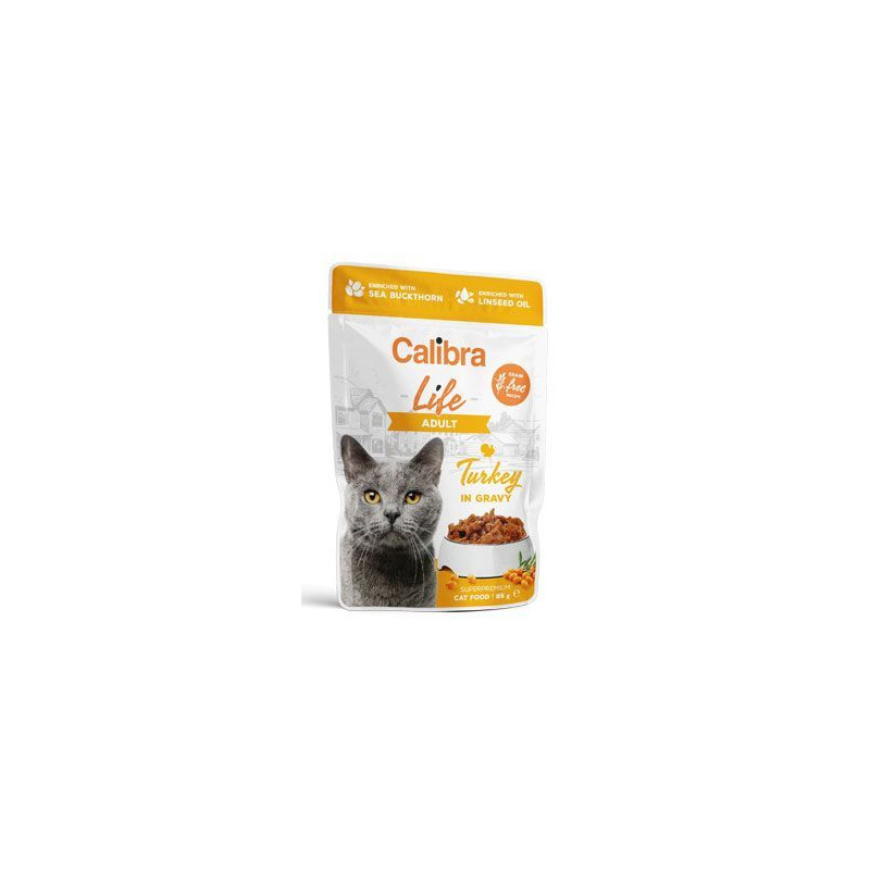 Calibra Cat Life kapsa Adult Turkey in gravy 85g