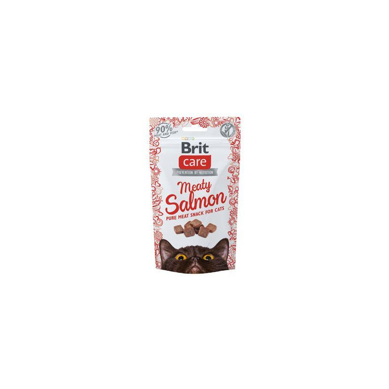 Brit Care Cat Snack Meaty Salmon 50g