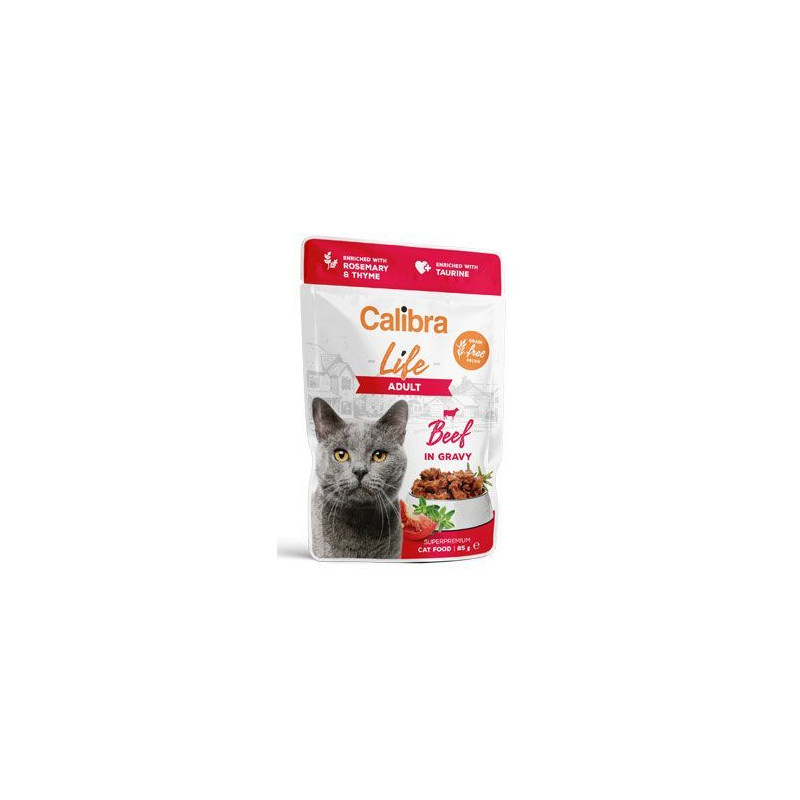 Calibra Cat Life kapsa Adult Beef in gravy 85g