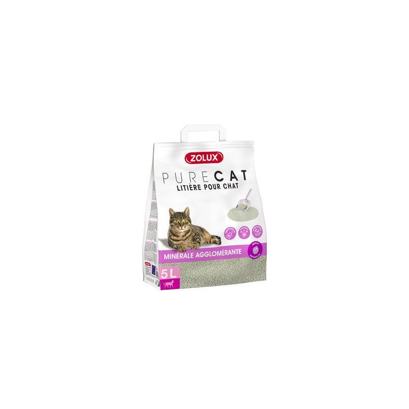 Podestýlka PURECAT antibacterial scent clump 5l Zolux