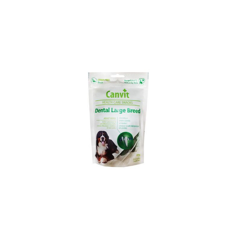 Canvit Snacks Dental Large Breed-Duck 250g