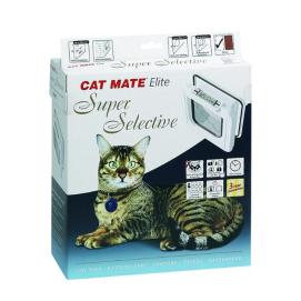 Dvířka Flamingo Elite Selective pro kočky bílá