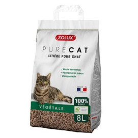 Podestýlka PURECAT Wooden Pellets 8l Zolux