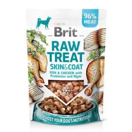 Brit Raw Treat Dog Skin&Coat, Fish&Chicken 40g