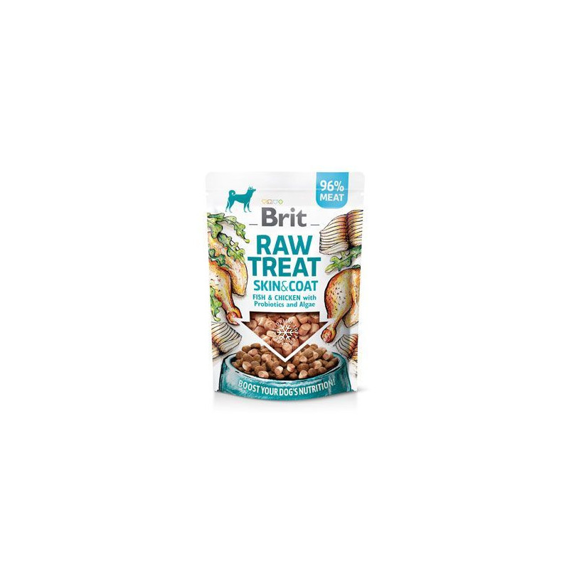 Brit Raw Treat Dog Skin&Coat, Fish&Chicken 40g