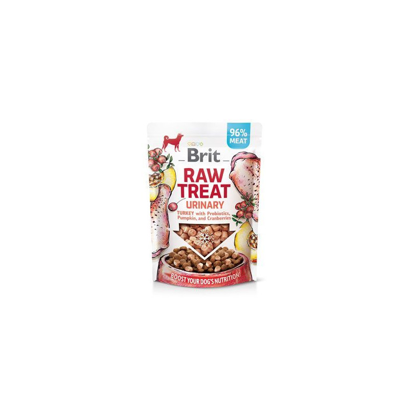 Brit Raw Treat Dog Urinary, Turkey 40g