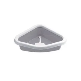 WC kočka CATHY rohové šedá Zolux