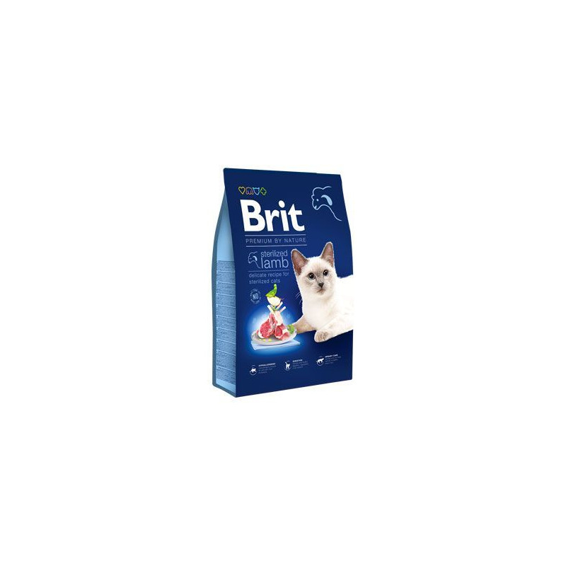 Brit Premium Cat by Nature Sterilized Lamb 1,5kg