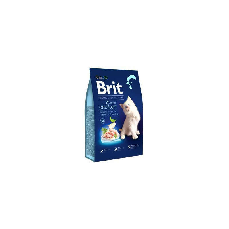 Brit Premium Cat by Nature Kitten Chicken 8kg