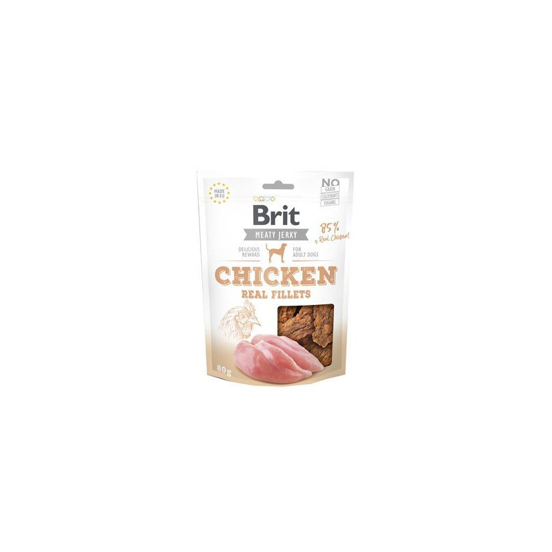 Brit Jerky Chicken Fillets 80g