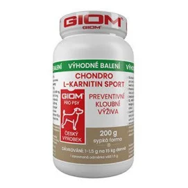 Giom S pes Chondro L-karnitin SPORT 200g plv