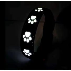 Reedog dobíjecí svítící obojek TLAPKY